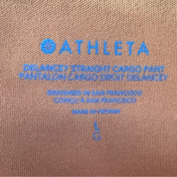 Athleta Delancey Straight Cargo Pant Orange - Picture 13 of 14